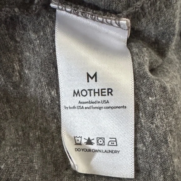 MOTHER Denim Gray Graphic T-Shirt Sz M - Picture 4 of 4